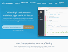 Tablet Screenshot of loadimpact.com